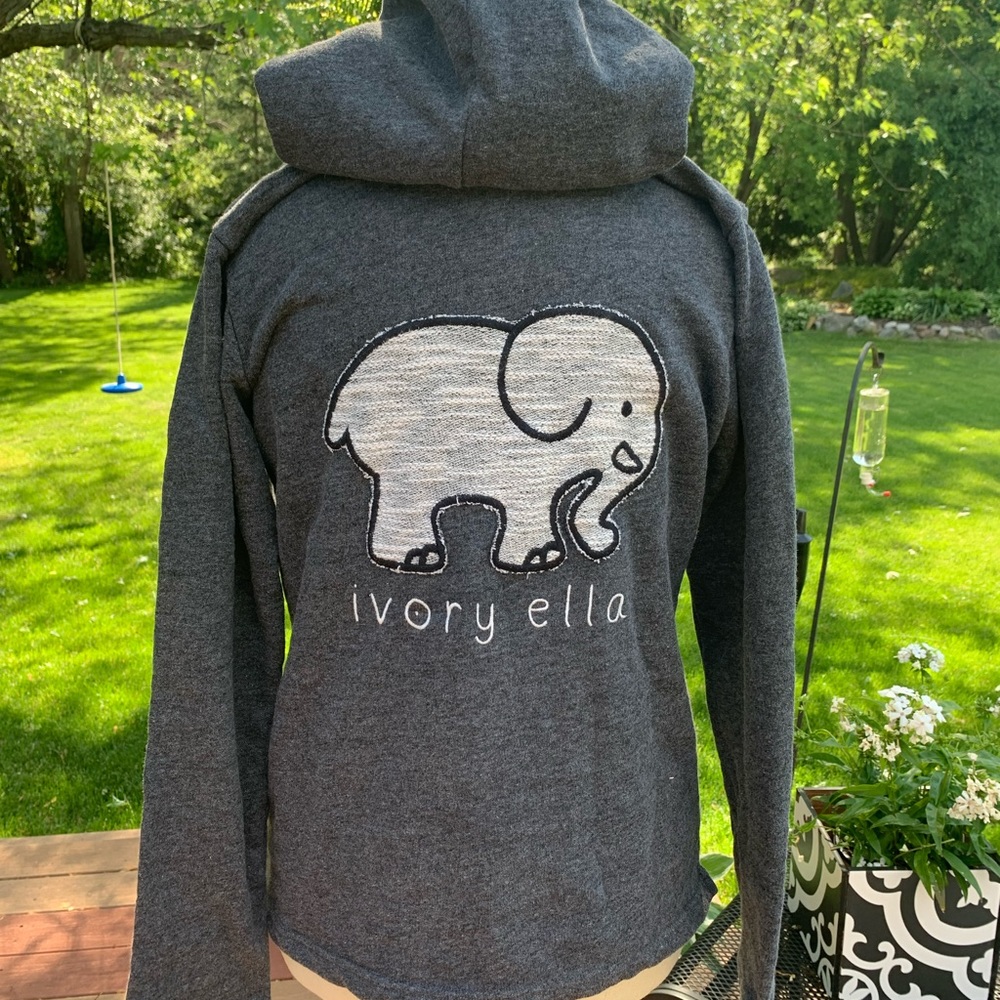 Ivory Ella Quarter Zip Hoodie